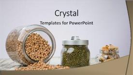  Presentation with sustainable food - Audience pleasing slide deck consisting of food eco friendly plastic free backdrop and a light gray colored foreground