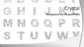  Presentation with cutlery food - Amazing slide set having food etiquette - alphabet made of cutlery backdrop and a  colored foreground