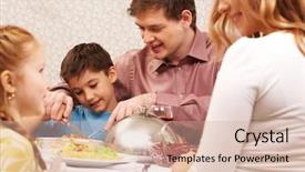  Presentation with eeven cut nyadi historical and factual ingris 10 - Slides consisting of food etiquette - image of handsome man showing background and a soft green colored foreground