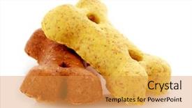  Presentation with dog food - Cool new presentation with food for dogs in bone backdrop and a gold colored foreground