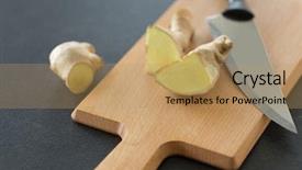  Presentation with healthy eating - Amazing presentation having food fruits and healthy eating backdrop and a coral colored foreground
