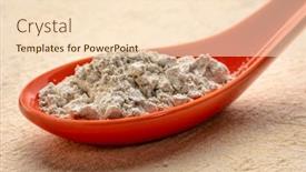  Presentation with food red - Theme having food-grade-diatomaceous-earth-detox background and a lemonade colored foreground