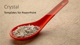  Presentation with food red - Colorful slide deck enhanced with food-grade-diatomaceous-earth-detox backdrop and a lemonade colored foreground