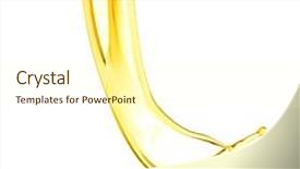  Presentation with cooking oil - Audience pleasing slides consisting of food grease fat - cooking oil splashing isolated backdrop and a cream colored foreground