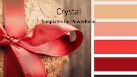  Presentation with cookies christmas - Slide deck enhanced with food groups chart - christmas cookies for santa background and a coral colored foreground