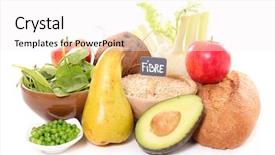  Presentation with fiber - Amazing slide set having food high in fiber backdrop and a white colored foreground