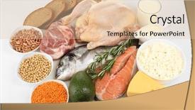  Presentation with milk protein - Amazing presentation theme having proteins milk - food high in protein isolated backdrop and a lemonade colored foreground