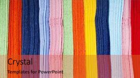  Presentation with lines - Cool new slide set with food hygiene - colored abstract texture of strips backdrop and a red colored foreground