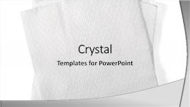  Presentation with hygiene - Beautiful slide set featuring food hygiene - paper napkin isolated on white backdrop and a light gray colored foreground