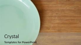  Presentation with blank signs - Beautiful PPT layouts featuring food invitation ready to serve backdrop and a mint green colored foreground