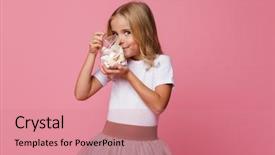  Presentation with kids food - Cool new presentation with food kids - portrait of a smiling little backdrop and a coral colored foreground