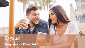  Presentation with underage drinking two teenagers having - Presentation design enhanced with food latino - hispanic couple having fun background and a coral colored foreground