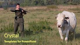  Presentation with want ad - Theme having food military - german soldier want to kill background and a  colored foreground