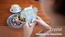  Presentation with food technology - Amazing presentation theme having food-new-nordic-cuisine-technology backdrop and a coral colored foreground