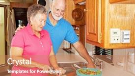  Presentation with motor - Colorful PPT theme enhanced with  backdrop and a  colored foreground