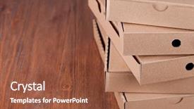  Presentation with food packaging - Beautiful PPT layouts featuring pretty female soldier with pistol backdrop and a coral colored foreground.