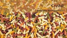  Presentation with pantry - Colorful slides enhanced with swimwear bikini posing in blue backdrop and a gray colored foreground.