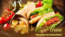  Presentation with sad dog abandoned dogs - Cool new slide set with food party - hot dog grilled hot dogs backdrop and a tawny brown colored foreground