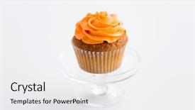  Presentation with food white - Beautiful slides featuring food pastry and sweets concept backdrop and a white colored foreground