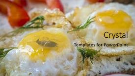  Presentation with food poisoning - Beautiful theme featuring food poisoning - dead cockroach in scrambled eggs backdrop and a coral colored foreground