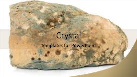  Presentation with food poisoning - Slide set consisting of food poisoning - mouldy bread loaf background and a coral colored foreground