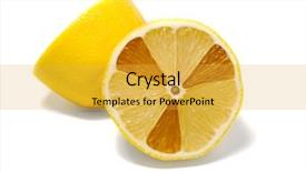  Presentation with food poisoning - Presentation theme featuring food poisoning - radioactive lemon background and a yellow colored foreground