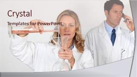  Presentation with food poisoning - Presentation having food poisoning hospital - scientists background and a  colored foreground