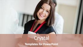  Presentation with college seminar hall - Presentation having food presentasion - portrait of happy businesswoman holding background and a coral colored foreground