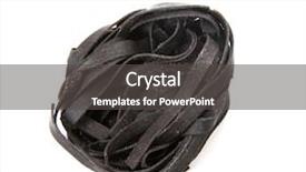  Presentation with black ink - Theme featuring food presentasion - squid ink black tinted twirl background and a dark gray colored foreground