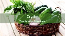  Presentation with are you ready - Slide set consisting of food preservation - ready for pickles background and a forest green colored foreground