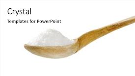  Presentation with salt food - Amazing theme having food preservatives - coarse grained salt on wooden backdrop and a white colored foreground