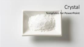  Presentation with tata salt - Amazing PPT theme having food preservatives - coarse ground salt in white backdrop and a white colored foreground