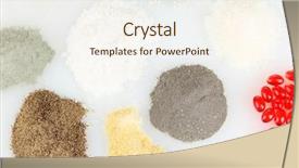  Presentation with supplements - Audience pleasing presentation design consisting of young pretty girl training backdrop and a dark gray colored foreground