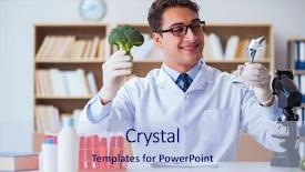  Presentation with prize - Audience pleasing presentation design consisting of food prizes - doctor scientist receiving prize backdrop and a  colored foreground