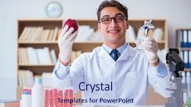  Presentation with prize - Audience pleasing slide deck consisting of food prizes - doctor scientist receiving prize backdrop and a  colored foreground