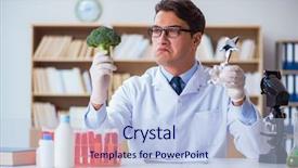  Presentation with prize - Slide set consisting of food prizes - doctor scientist receiving prize background and a  colored foreground