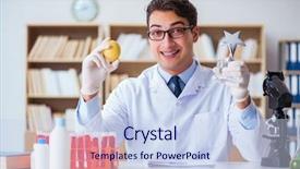  Presentation with prize - Amazing slide set having food prizes - doctor scientist receiving prize backdrop and a  colored foreground