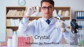  Presentation with prize - PPT layouts featuring food prizes - doctor scientist receiving prize background and a  colored foreground