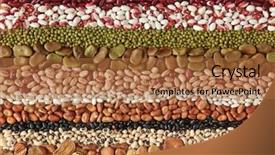  Presentation with beans - Amazing theme having food pulses - different beans close up backdrop and a red colored foreground
