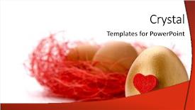  Presentation with rescue - Presentation having food rescue - eggs isolated on white background background and a  colored foreground