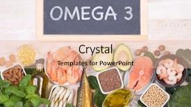  Presentation with fatty acid - Slide deck enhanced with omega 3 fatty acid background and a lemonade colored foreground