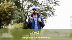  Presentation with food city - PPT layouts with food-shipping-profession-and-people background and a tawny brown colored foreground