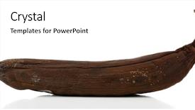  Presentation with food banana - Slide deck having crime and law concept metal handcuffs on a white background 3d rendering background and a  colored foreground.