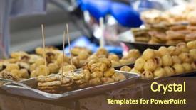  Presentation with thailand food - Beautiful PPT layouts featuring texture wooden texture wooden background backdrop and a  colored foreground.