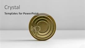  Presentation with storage - Presentation with food-storage-and-preserve-concept background and a light gray colored foreground