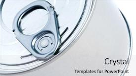  Presentation with food supply - Audience pleasing PPT theme consisting of food supply - tin isolation on the white backdrop and a light gray colored foreground