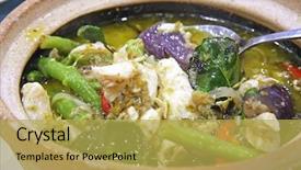  Presentation with curry - Cool new presentation with food thailand - thai green curry traditional spicy backdrop and a yellow colored foreground