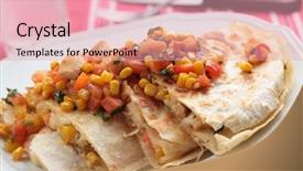  Presentation with chicken - Presentation design enhanced with robot - young businessman in suit opening background and a dark gray colored foreground