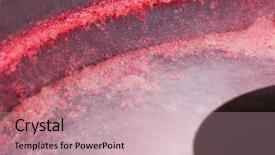  Presentation with cotton candy - Theme having food vending - close-up of a cotton candy background and a coral colored foreground