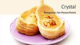  Presentation with mexican food delicious taco shells - Presentation theme consisting of foof - cake with delicious pear background and a  colored foreground